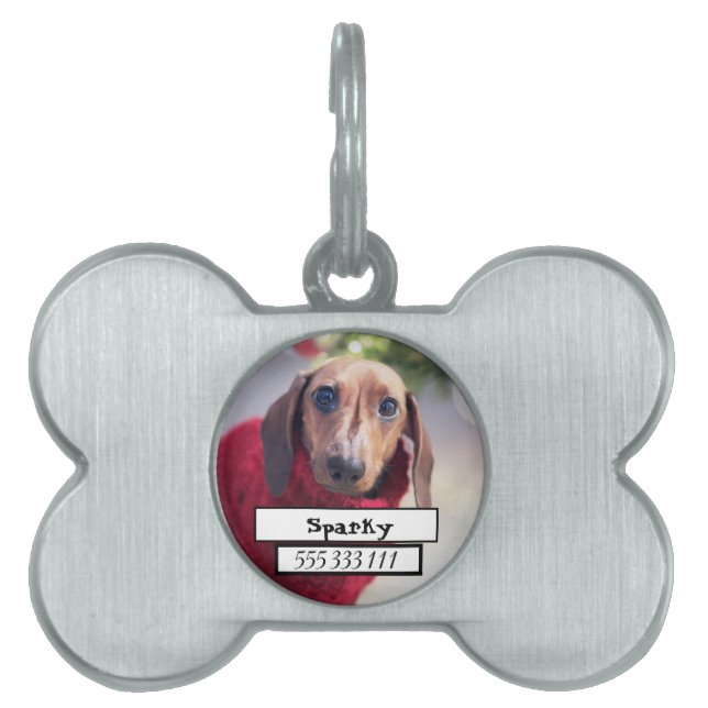 Placa Para Mascotas Foto mascota (Frente)