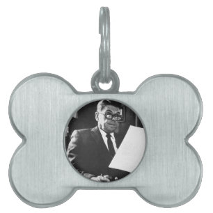Placa Para Mascotas Fotografía de Ronald Reagan