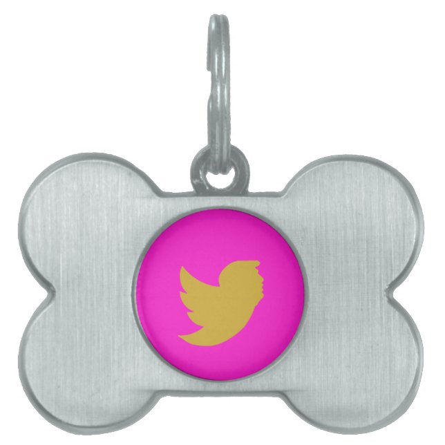 Placa Para Mascotas Framed Pet Tag Charm (Frente)