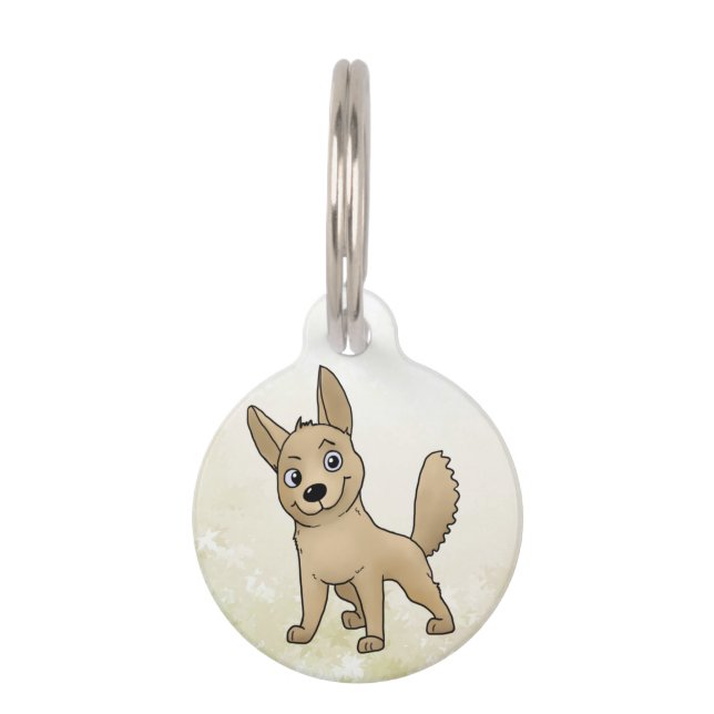 Placa Para Mascotas Frechdachs  Schlüsselanhänger (Anverso)