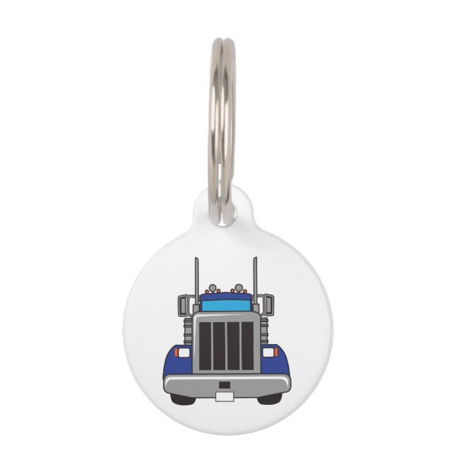 Placa Para Mascotas Frente Semi Truck (Anverso)