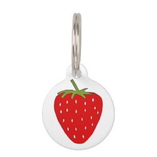 Placa Para Mascotas Fresa frutícola