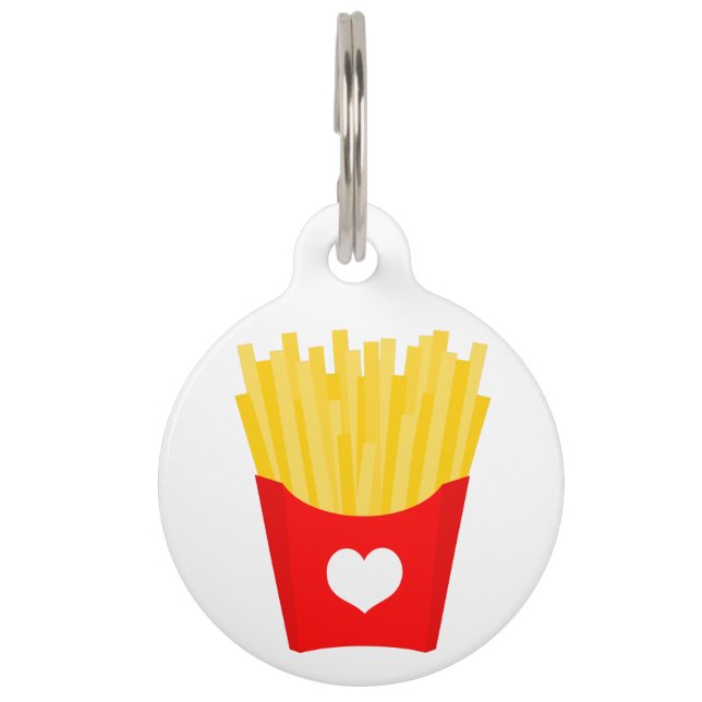 Placa Para Mascotas Fry Love (Anverso)