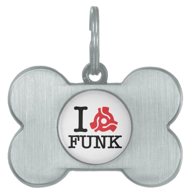Placa Para Mascotas Funk adaptador I 45 (Frente)