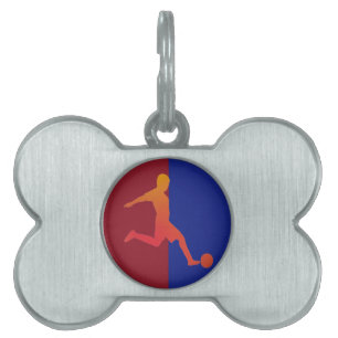 Placa Para Mascotas Fútbol
