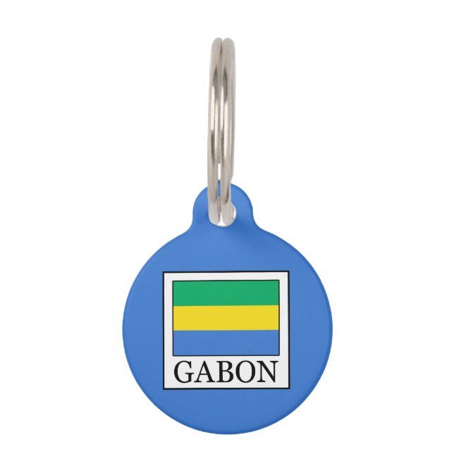 Placa Para Mascotas Gabón (Anverso)
