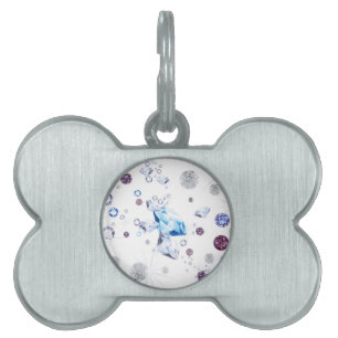 Placa Para Mascotas Galaxia Diamante 1