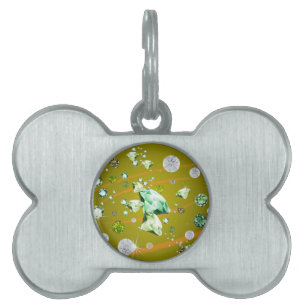 Placa Para Mascotas Galaxia Diamante 10