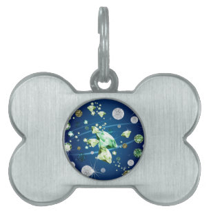 Placa Para Mascotas Galaxia Diamante 11