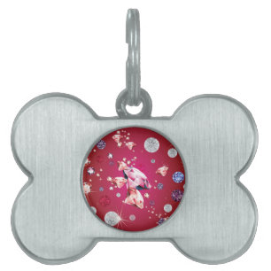 Placa Para Mascotas Galaxia Diamond 6
