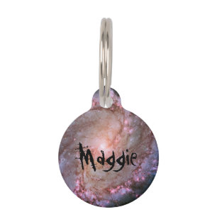 Placa Para Mascotas Galaxia espiral M83