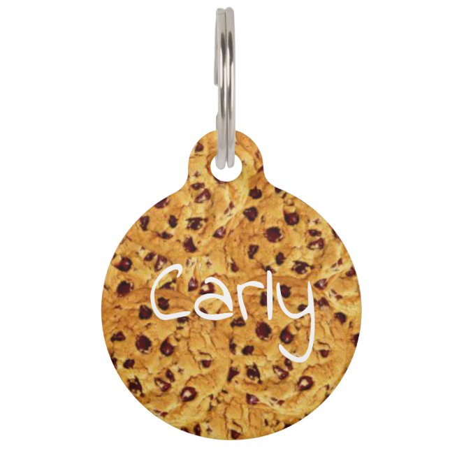 Placa Para Mascotas galletas de chocolate (Anverso)