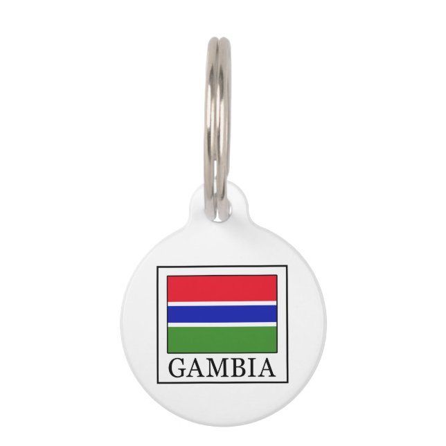 Placa Para Mascotas Gambia (Anverso)