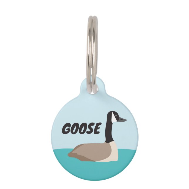 Placa Para Mascotas ganso (Anverso)