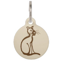 Gatito personalizado marrón