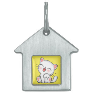 Placa Para Mascotas Gato