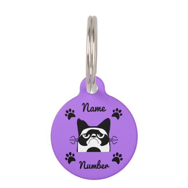Placa Para Mascotas Gato de rescate Mascotas amantes de los regalos Et (Anverso)