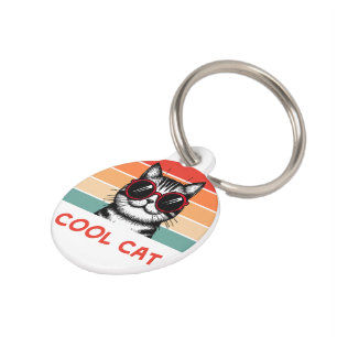 Placa Para Mascotas Gato genial 2