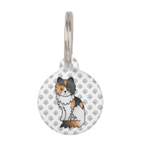 Gato Persa Atigrado De Dibujos Animados Lindo E In