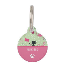 Gatos de corazón verde de mediados del siglo