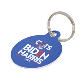 PLACA PARA MASCOTAS GATOS PARA BIDEN HARRIS