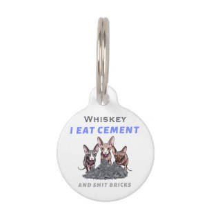 Placa Para Mascotas Gatos Sphynx Personalizados Divertidos Como Yo Com