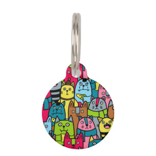 Placa Para Mascotas Gatos y gatos