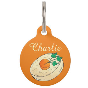 Placa Para Mascotas Gefilte Fish Jewish Shabbat Dinner Passover Seder