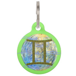 Placa Para Mascotas Géminis