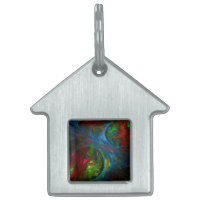 Génesis Blue Abstract Art House