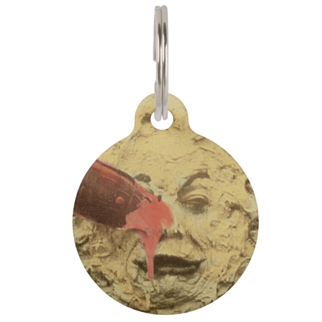 Placa Para Mascotas Georges Méliès – Le Voyage dans la lune – 1902 (Anverso)