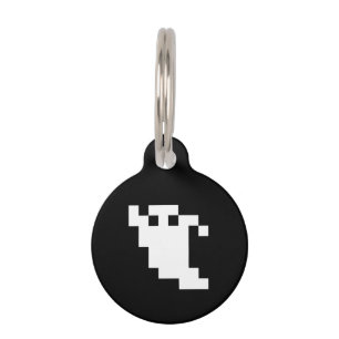 Placa Para Mascotas Ghost de 8 bits de píxeles
