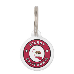 Placa Para Mascotas Gilroy California