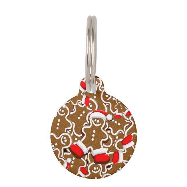 Placa Para Mascotas gingerbread, food, baking, bakery, pastries, cooki (Anverso)
