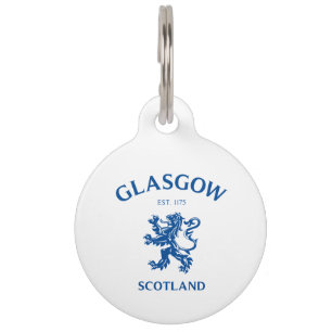 PLACA PARA MASCOTAS GLASGOW, ESCOCIA