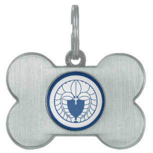 Placa Para Mascotas Glicina colgante en círculo