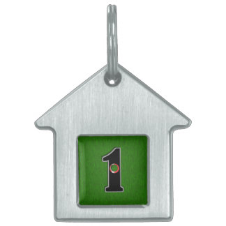 Placa Para Mascotas Golfers Hole in One. ¿Suerte o habilidad?