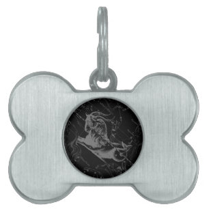 Placa Para Mascotas Grabado de Hevelius del mapa de la constelación