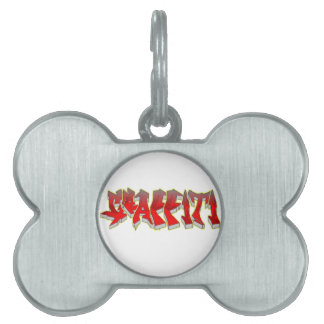 Placa Para Mascotas Graffiti
