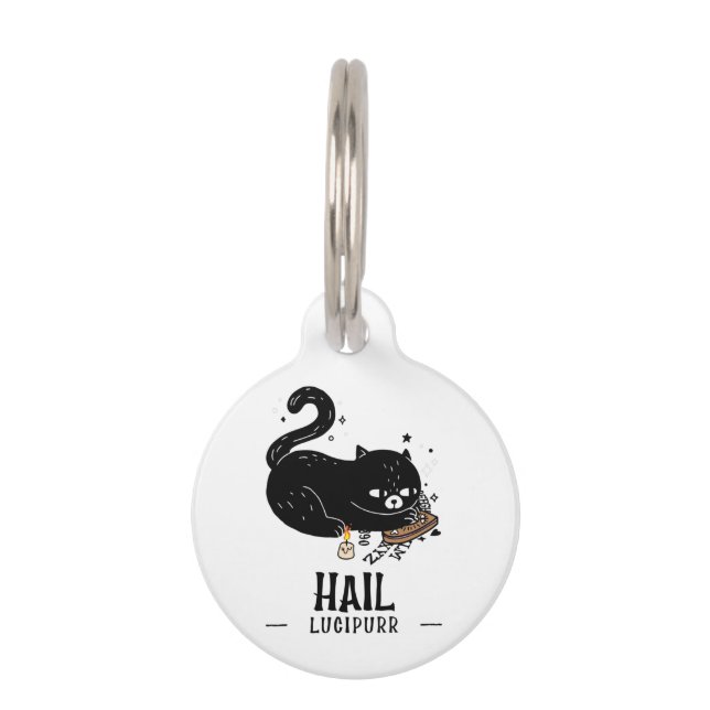 Placa Para Mascotas Granizo Lucipurr (Anverso)