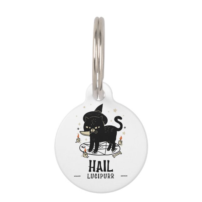 Placa Para Mascotas Granizo Lucipurr (Anverso)