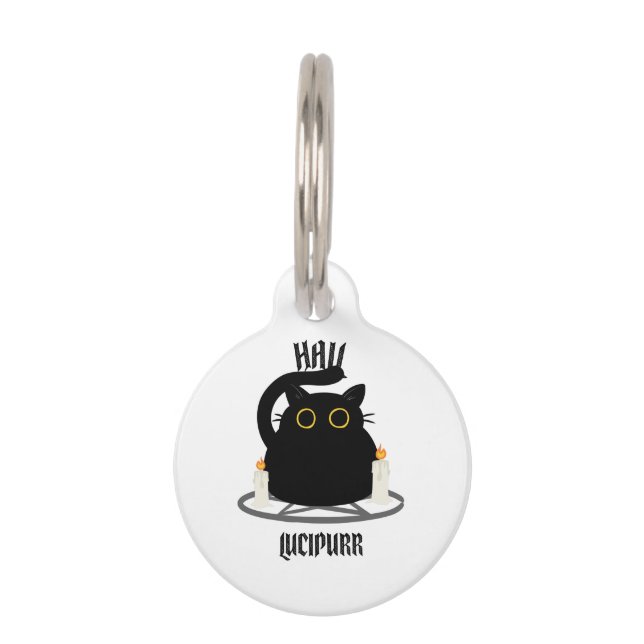 Placa Para Mascotas Granizo Lucipurr (Anverso)