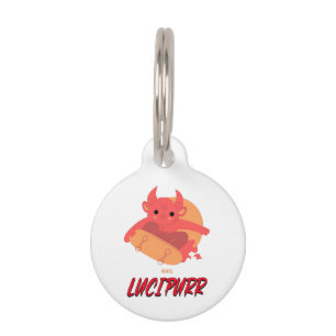 Placa Para Mascotas Granizo Lucipurr