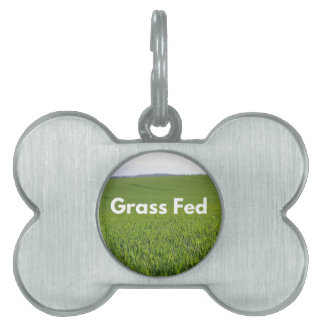Placa Para Mascotas Grass Fed