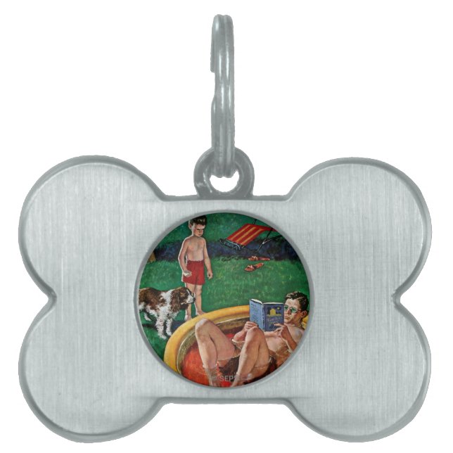 Placa Para Mascotas Grupo de Wading (Frente)