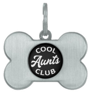 Placa Para Mascotas Guay Aunts Club I