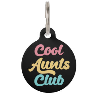 Placa Para Mascotas Guay Aunts Club II