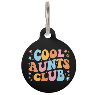 Placa Para Mascotas Guay Aunts Club III