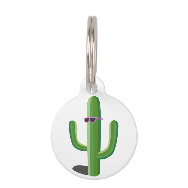 Placa Para Mascotas Guay Cacti (Anverso)