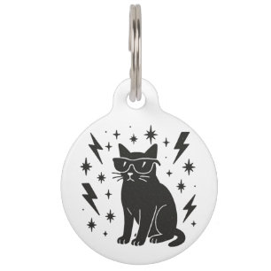 Placa Para Mascotas Guay Cat